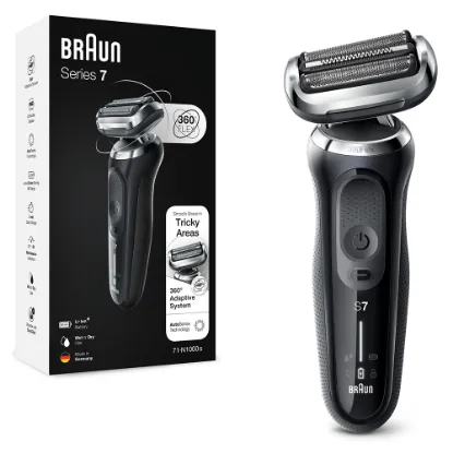 Braun 71-N1000S Wet&Dry borotva, utazótokkal, Fekete termékhez kapcsolódó kép