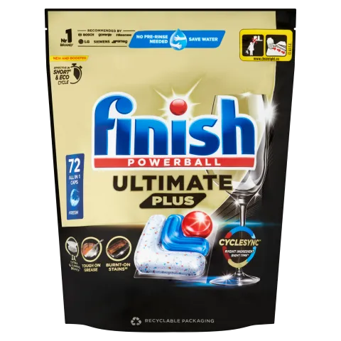 Finish Powerball Ultimate Plus Fresh mosogatógép kapszula 72 db 878 g termékhez kapcsolódó kép