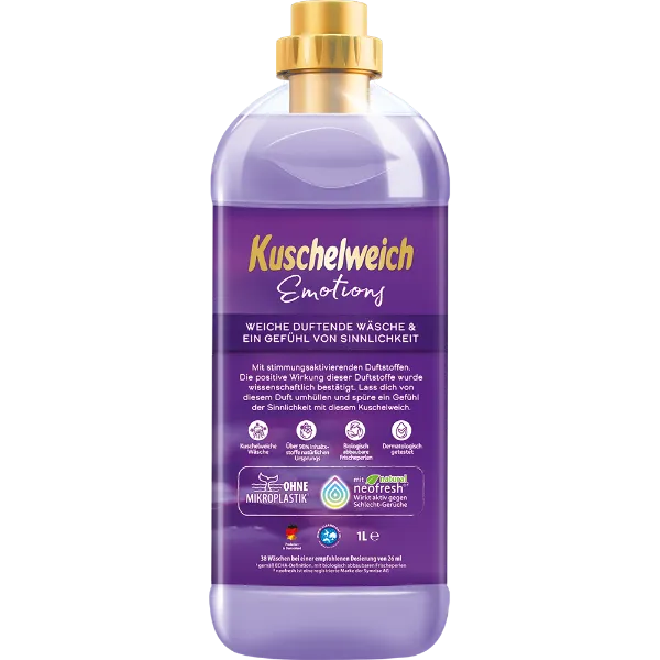 Kuschelweich öblítő 38 mosás 1 l Emotions Sinnlich termékhez kapcsolódó kép