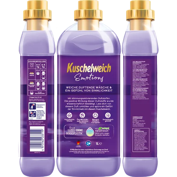 Kuschelweich öblítő 38 mosás 1 l Emotions Sinnlich termékhez kapcsolódó kép
