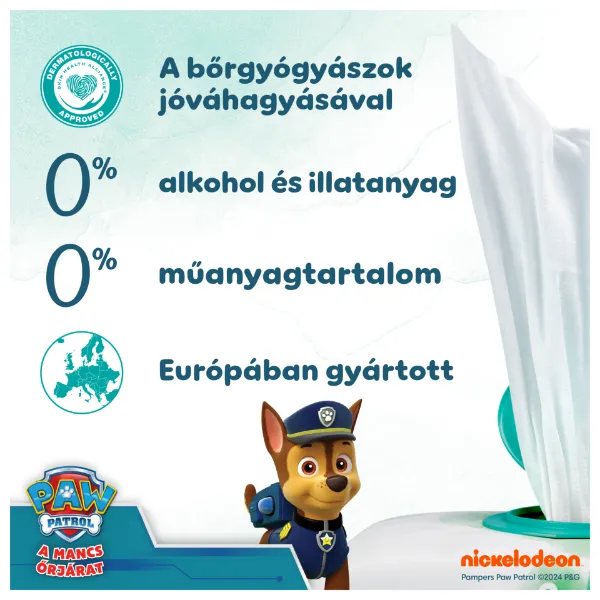 Pampers törlokendo Harmonie PawPetrol 15x48 termékhez kapcsolódó kép
