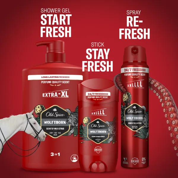 Old Spice Tusfürdo Wolfthorn 3in1 1000ml termékhez kapcsolódó kép