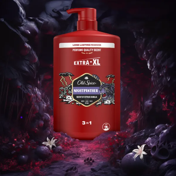 Old Spice Tusfürdo NightPanther 3in1 1000ml termékhez kapcsolódó kép