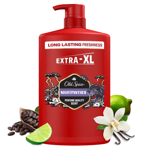 Old Spice Tusfürdo NightPanther 3in1 1000ml termékhez kapcsolódó kép