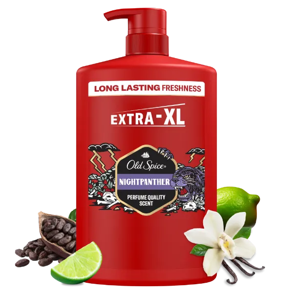 Old Spice Tusfürdo NightPanther 3in1 1000ml termékhez kapcsolódó kép