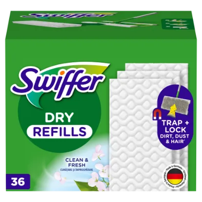 Swiffer Sweeper Száraz Padlótörlő Utántöltő, 36 db, Összegyűjti És Magába Zárja A Port termékhez kapcsolódó kép