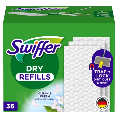 Swiffer Sweeper Száraz Padlótörlő Utántöltő, 36 db, Összegyűjti És Magába Zárja A Port termékhez kapcsolódó kép