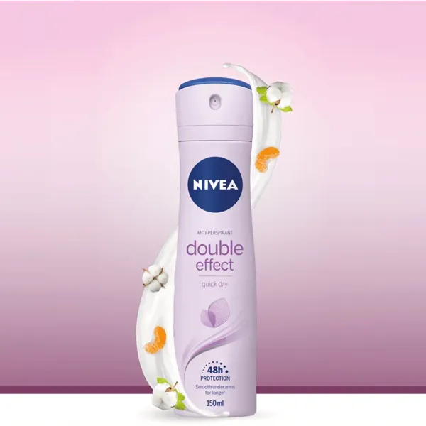 Nivea deo spray women 150 ml Double Effect termékhez kapcsolódó kép