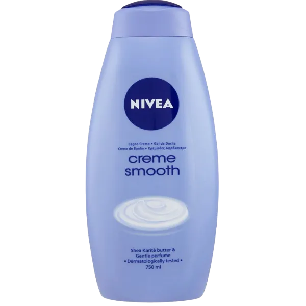 Nivea shower gel 750 ml Women Cream Smooth termékhez kapcsolódó kép