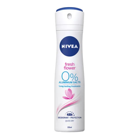 Nivea deo spray women 150 ml Fresh Flower 0% termékhez kapcsolódó kép