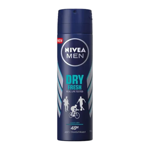 Nivea deo spray men 150 ml Dry Fresh termékhez kapcsolódó kép
