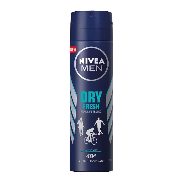 Nivea deo spray men 150 ml Dry Fresh termékhez kapcsolódó kép