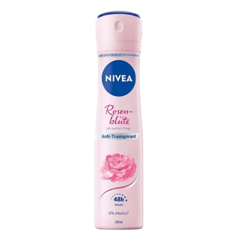 Nivea deo spray women 150 ml Rose Bouquet 0% termékhez kapcsolódó kép