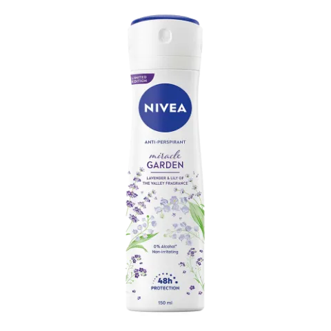 Nivea deo spray women 150 ml Miracle Garden Lavender&Lily 0% Alcohol termékhez kapcsolódó kép