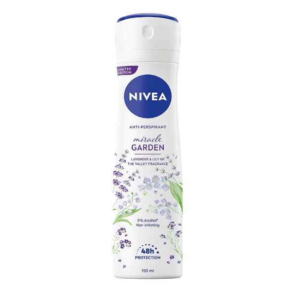 Nivea deo spray women 150 ml Miracle Garden Lavender&Lily 0% Alcohol termékhez kapcsolódó kép