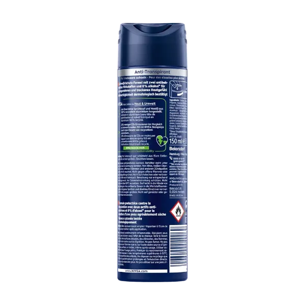 Nivea deo spray men 150 ml Dry Impact termékhez kapcsolódó kép