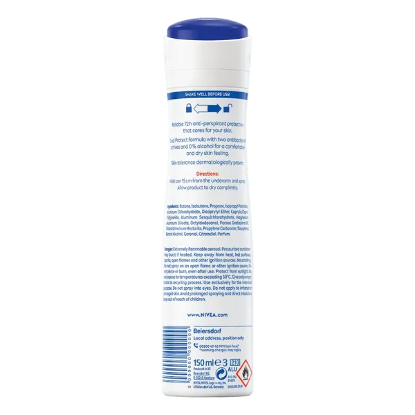 Nivea deo spray women 150 ml Dry Comfort termékhez kapcsolódó kép