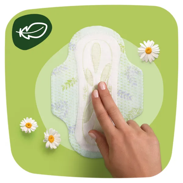 Naturella Classic Normál Camomile Egészségügyi Betét szárnyas betét x10 termékhez kapcsolódó kép