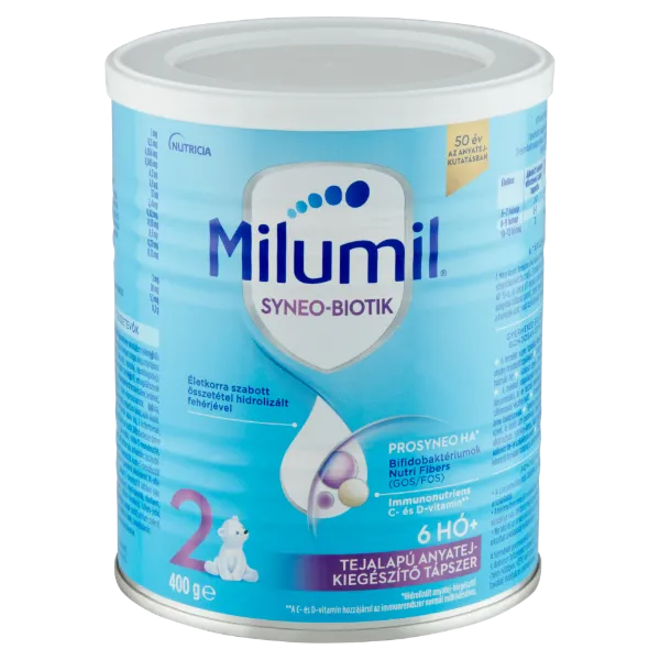Milumil HA 2 Prosyneo tejalapú anyatej-kiegészítő tápszer 6 hó+ 400 g termékhez kapcsolódó kép