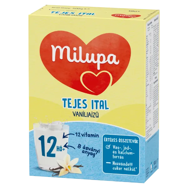 Milupa vaníliaízű tejes ital 12 hó+  500g termékhez kapcsolódó kép