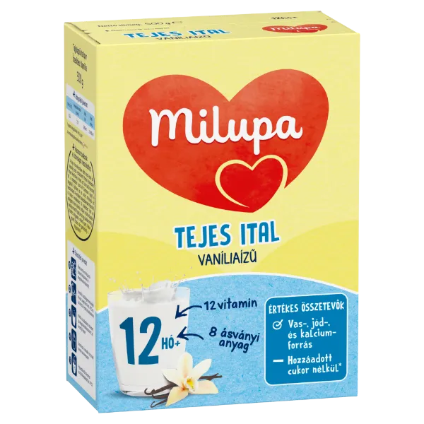 Milupa vaníliaízű tejes ital 12 hó+  500g termékhez kapcsolódó kép
