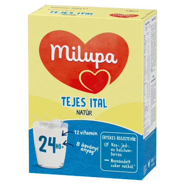 Milupa natúr tejes ital 24 hó+ 500 g termékhez kapcsolódó kép