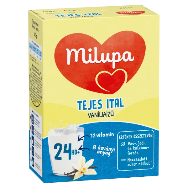 Milupa vaníliaízű tejes ital 24 hó+ 500g termékhez kapcsolódó kép