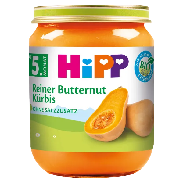 HiPP bio sütőtok főzelék a babának 4 hó+ 125 g termékhez kapcsolódó kép