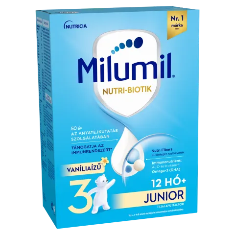 Milumil Nutri-Biotik 3 Junior vaníliaízű tejalapú italpor 12 hó+ 500 g termékhez kapcsolódó kép