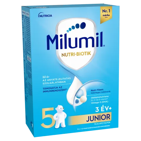 Milumil Nutri-Biotik 5 Junior tejalapú italpor 3 év+ 500 g termékhez kapcsolódó kép