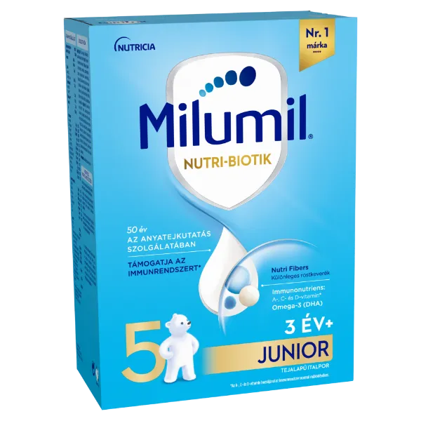 Milumil Nutri-Biotik 5 Junior tejalapú italpor 3 év+ 500 g termékhez kapcsolódó kép