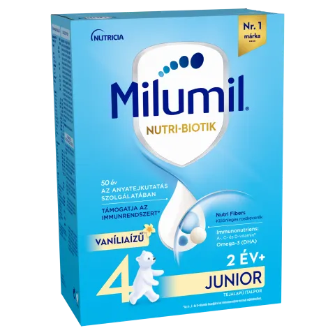 Milumil Nutri-Biotik 4 Junior vaníliaízű tejalapú italpor 2 év+ 500 g termékhez kapcsolódó kép