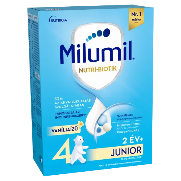 Milumil Nutri-Biotik 4 Junior vaníliaízű tejalapú italpor 2 év+ 500 g termékhez kapcsolódó kép