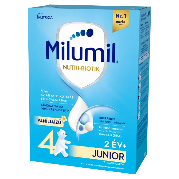 Milumil Nutri-Biotik 4 Junior vaníliaízű tejalapú italpor 2 év+ 500 g termékhez kapcsolódó kép