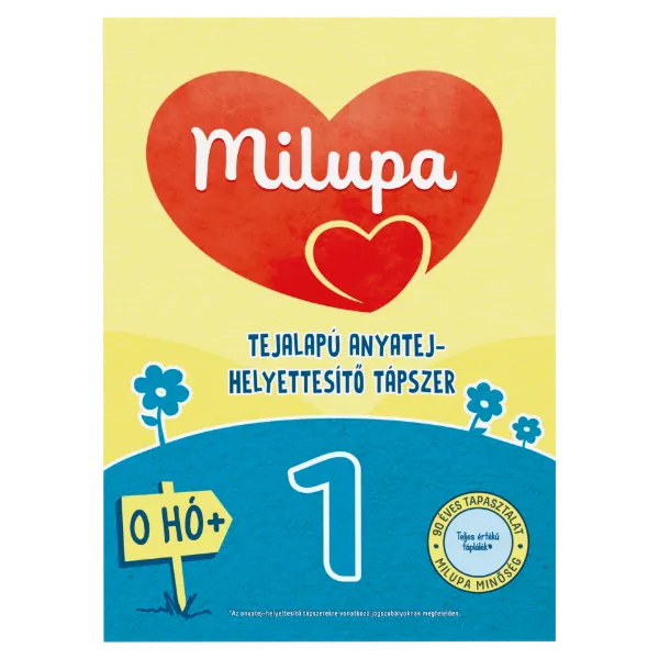 Milupa 1 tejalapú anyatej-helyettesítő tápszer 0 hó+ 600 g termékhez kapcsolódó kép