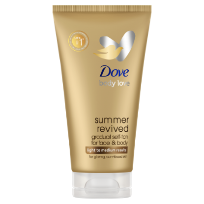 Dove Summer Revived önbarnító testápoló világos-közepes árnyalatú bőrre 75ml termékhez kapcsolódó kép