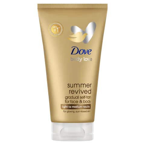 Dove Summer Revived önbarnító testápoló világos-közepes árnyalatú bőrre 75ml termékhez kapcsolódó kép