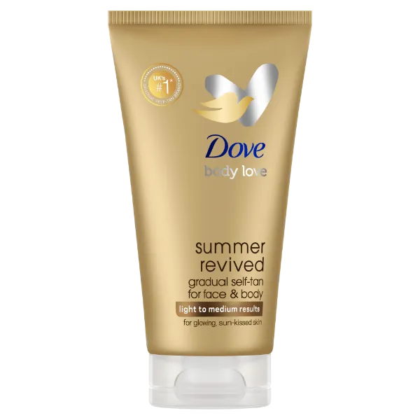 Dove Summer Revived önbarnító testápoló világos-közepes árnyalatú bőrre 75ml termékhez kapcsolódó kép