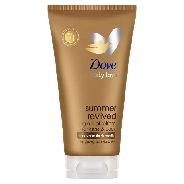 Dove Summer Revived önbarnító testápoló közepes-sötét árnyalatú bőrre 75ml termékhez kapcsolódó kép
