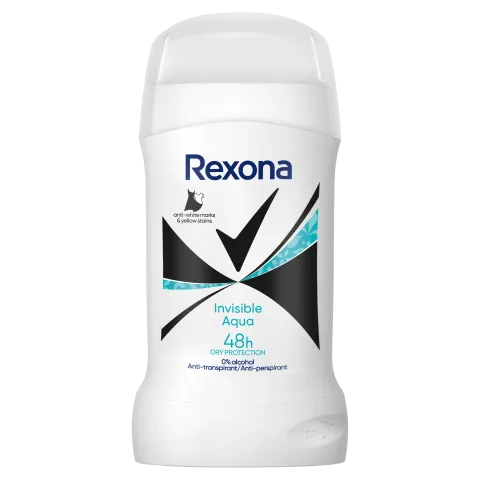 Rexona izzadásgátló stift 50 ml Invisible Aqua termékhez kapcsolódó kép