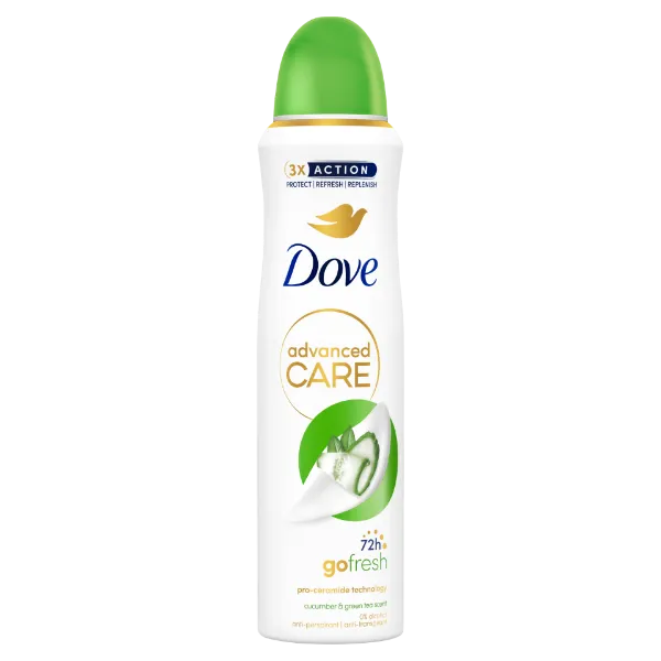 Dove Go Fresh izzadásgátló aeroszol 150 ml uborka és zöld tea termékhez kapcsolódó kép
