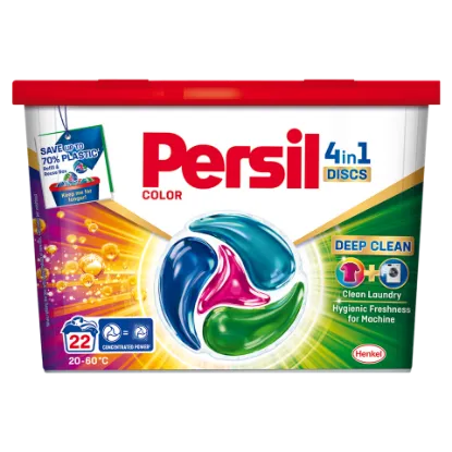 Persil Discs Color mosószer koncentrátum gépi mosáshoz 363 g színes ruhadarabokhoz 22 mosás termékhez kapcsolódó kép