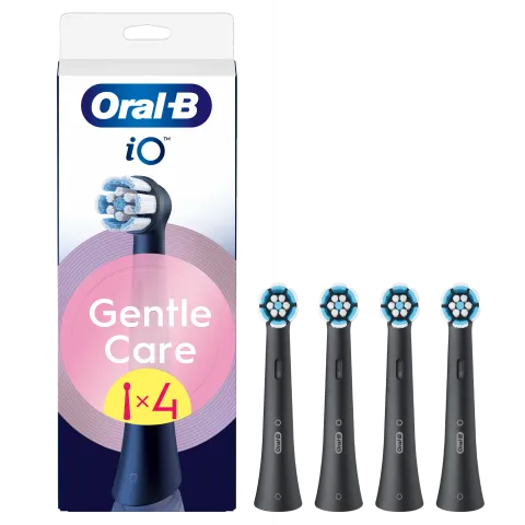 Oral-B iO Series Gentle Care, Fekete, Eredeti Fogkefefej, Érzékeny Fogínyhez, 4 termékhez kapcsolódó kép