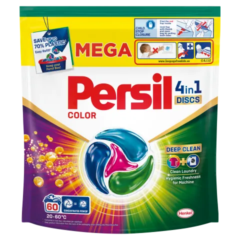 Persil Color előre adagolt mosószer koncentrátum gépi mosáshoz 990 g színes ruhadarabokhoz 60 mosás termékhez kapcsolódó kép