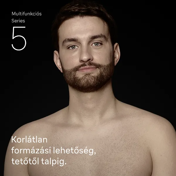 Braun Series 5 Multifunkciós Készlet, 9 az 1-ben Szőrtelenítő, Éles Penge, Testszőrnyírás, AIO5540 termékhez kapcsolódó kép