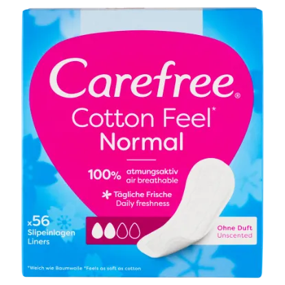 Carefree tisztasági betét Cotton Feel 56 db termékhez kapcsolódó kép