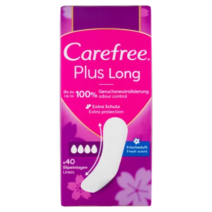 Carefree tisztasági betét Plus Long Fresh 40 db termékhez kapcsolódó kép