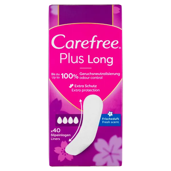 Carefree tisztasági betét Plus Long Fresh 40 db termékhez kapcsolódó kép
