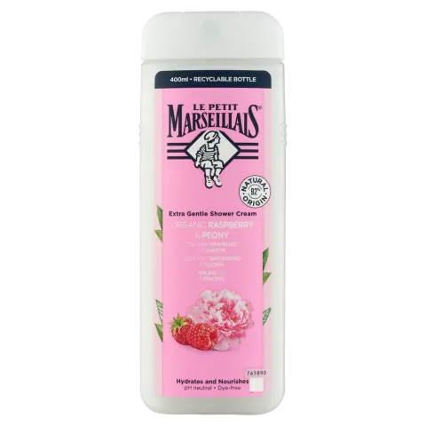 Le Petit Marseillais organikus málna & bazsarózsa krémtusfürdő 400 ml termékhez kapcsolódó kép