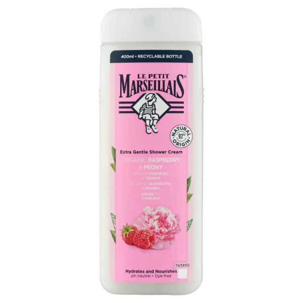 Le Petit Marseillais organikus málna & bazsarózsa krémtusfürdő 400 ml termékhez kapcsolódó kép